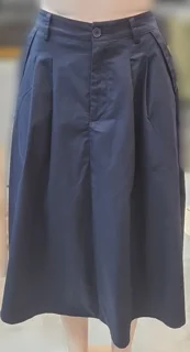 دامن کتان تابستانی کمربند خور